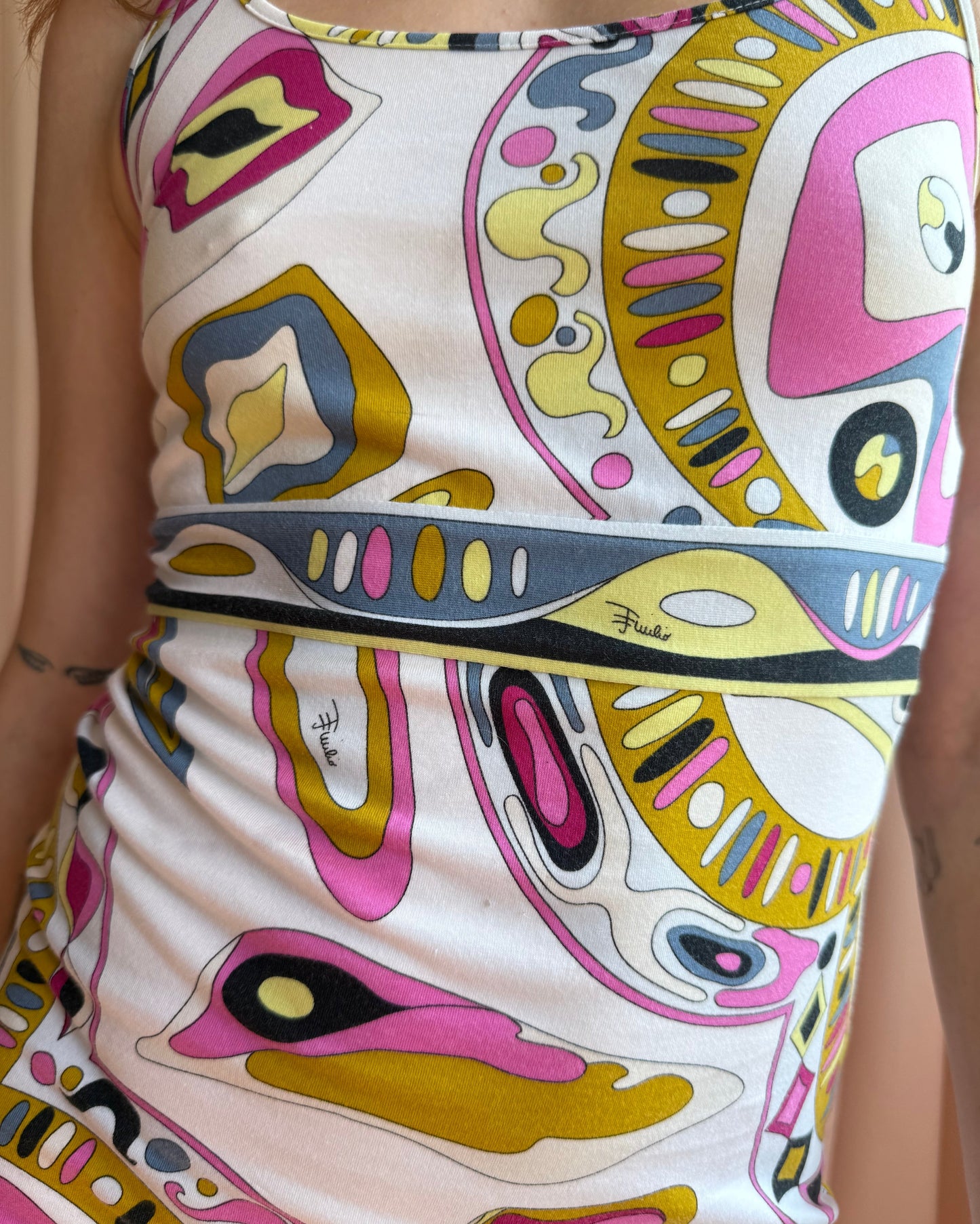 Emilio Pucci 2000’s Era Printed Mini Dress