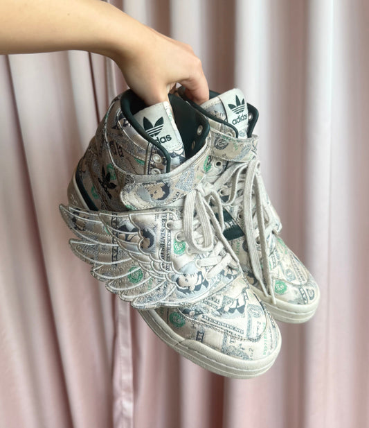 Jeremy Scott x Adidas “Money” Forum High Wings 1.0