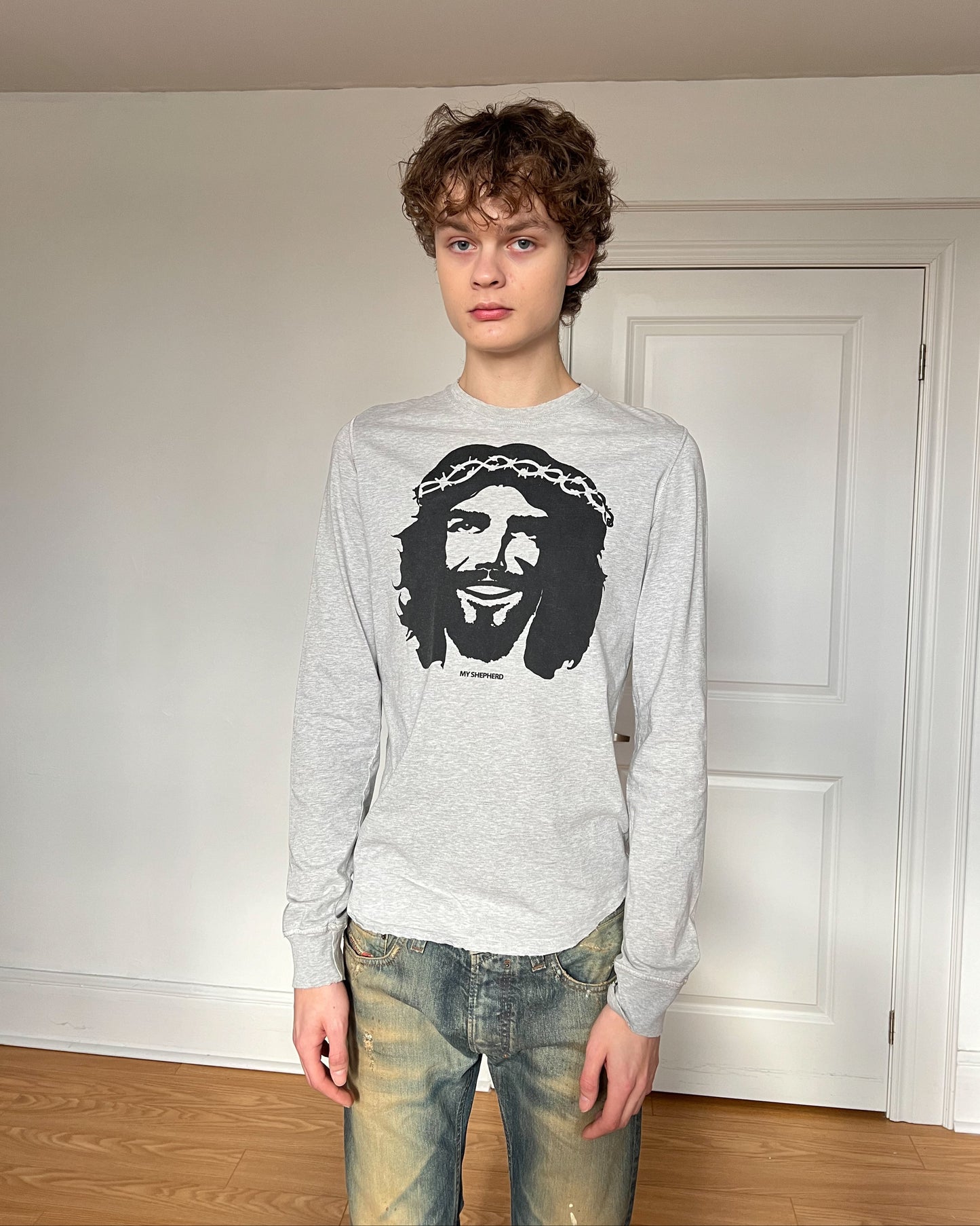Dsquared² F/W 2005 Che Jesus Long Sleeve T-Shirt
