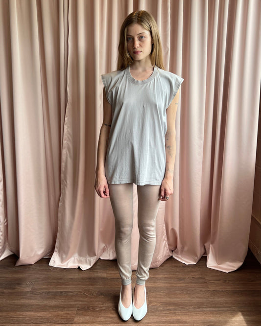 MM6 S/S 2012 Grey Rectangular T-Shirt