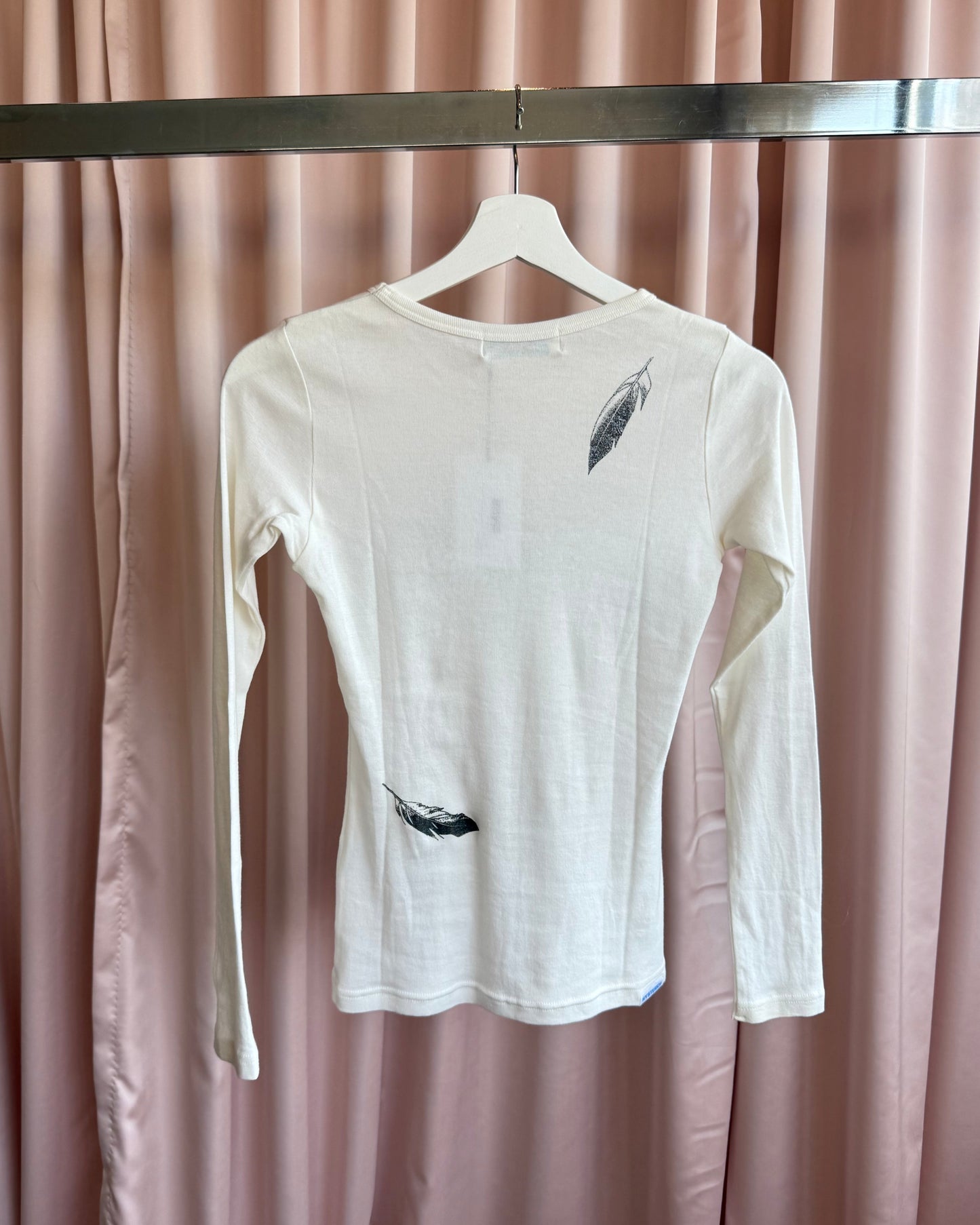 Hysteric Glamour Skull & Wings Long Sleeve Top