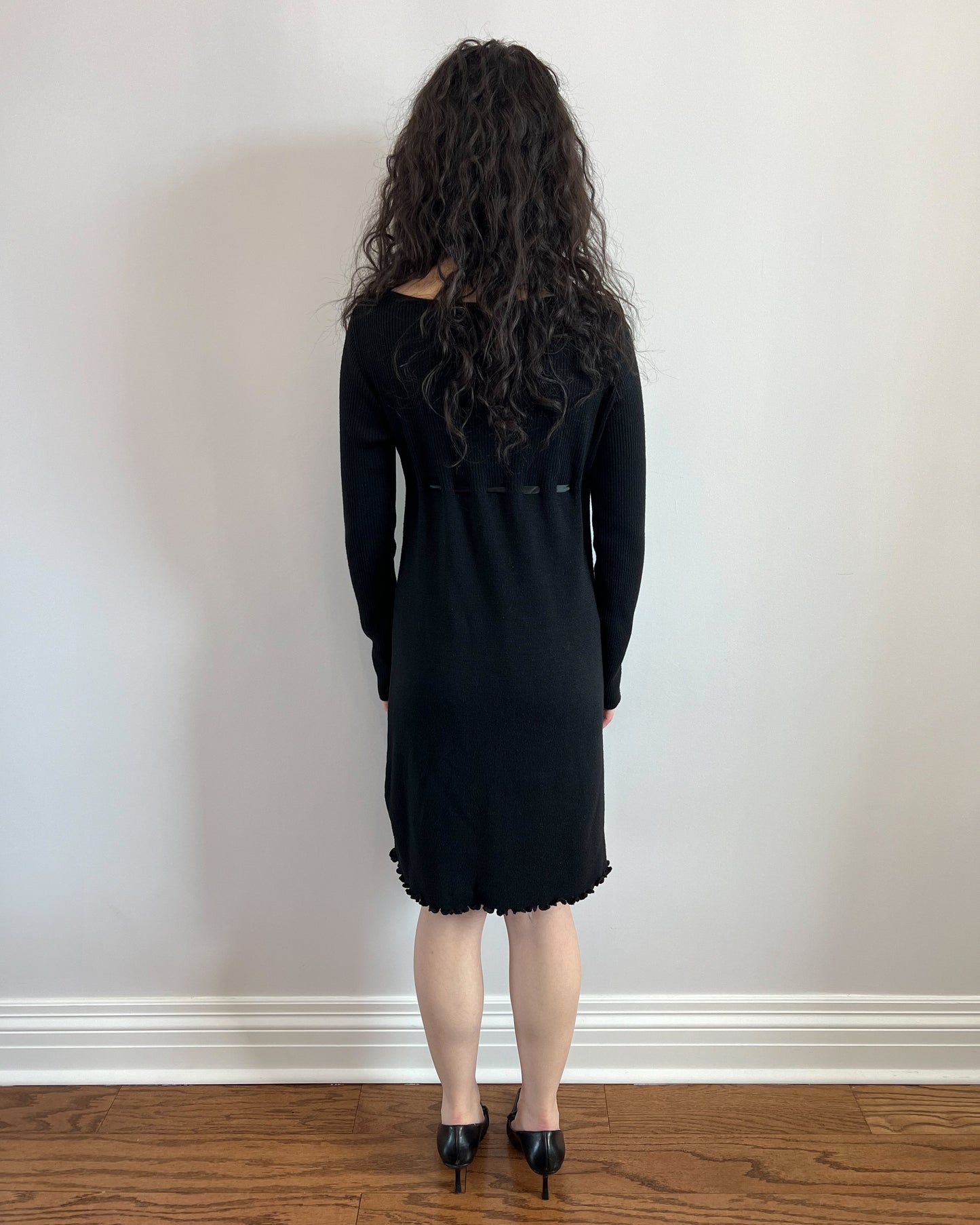 Blumarine Black Knit Dress