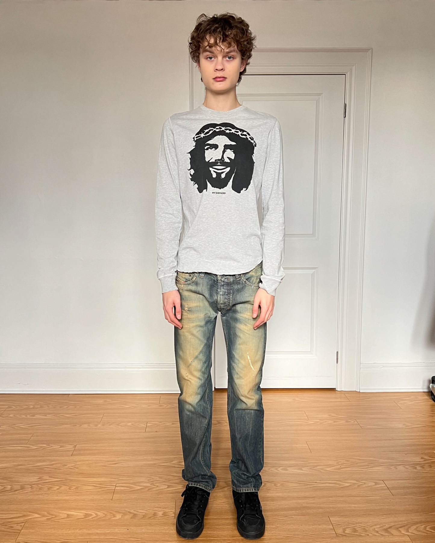 Diesel Paint Splatter Mud Wash Denim