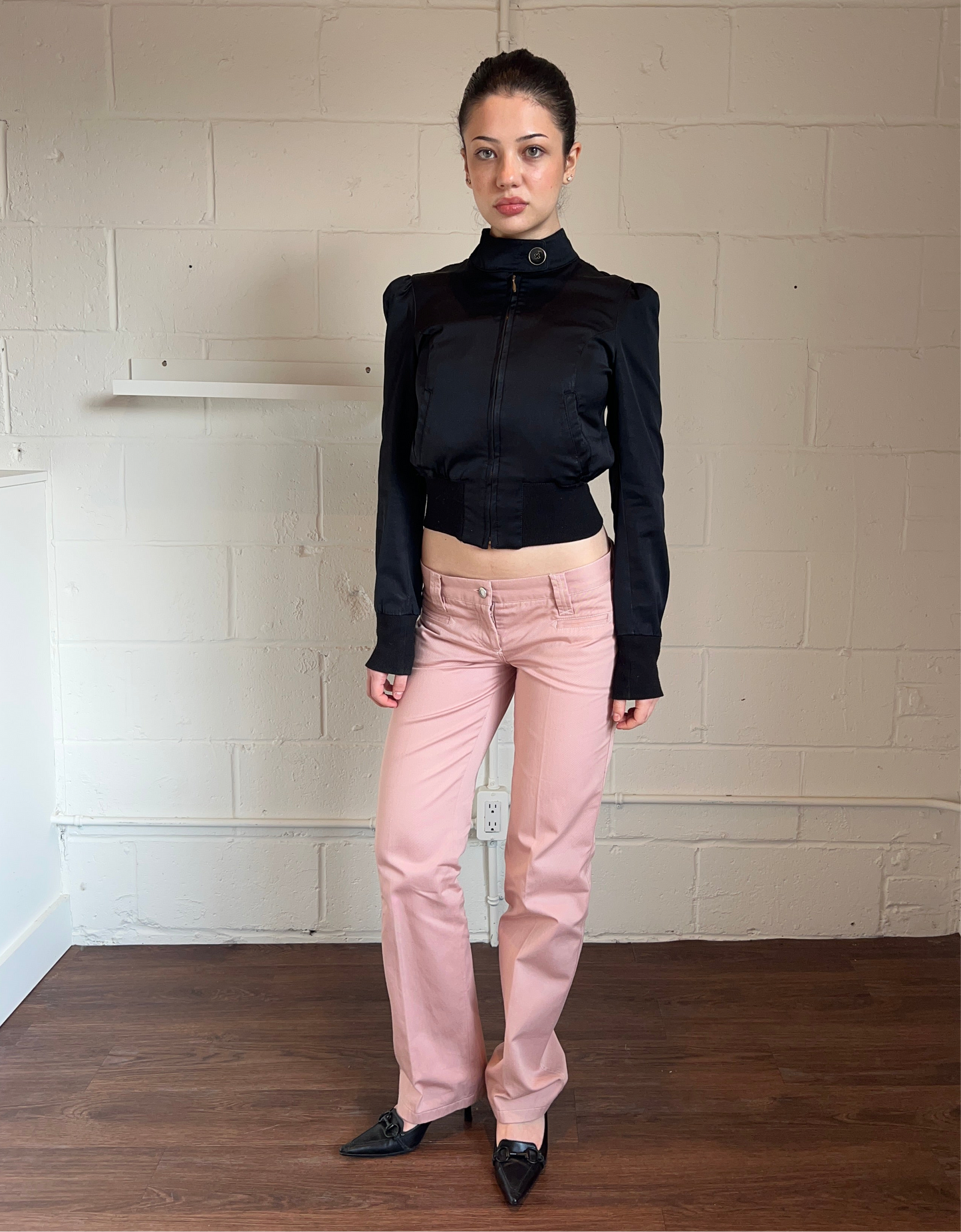 Dolce & Gabbana Crystal Embellished Logo Trousers