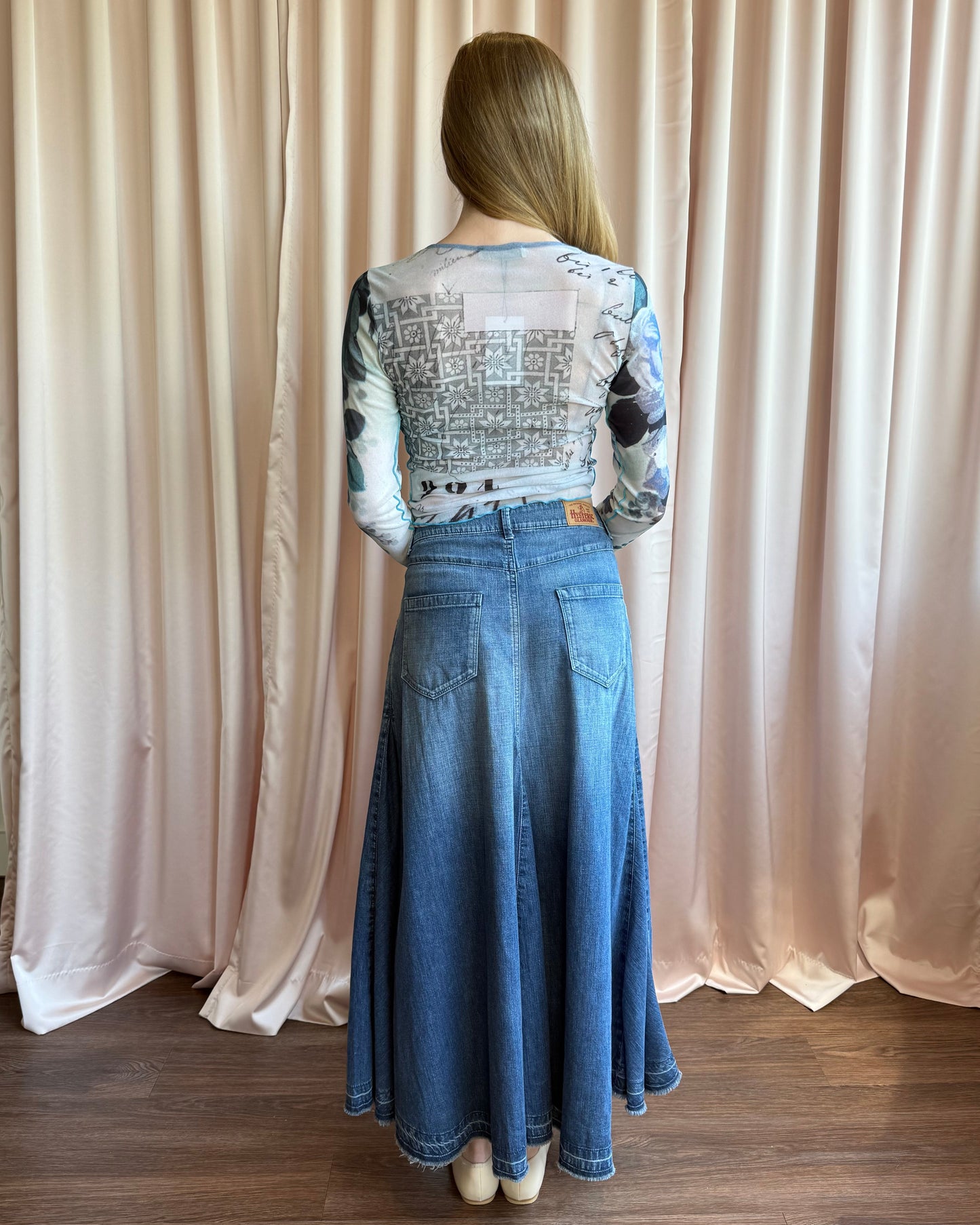 Hysteric Glamour Denim Maxi Skirt