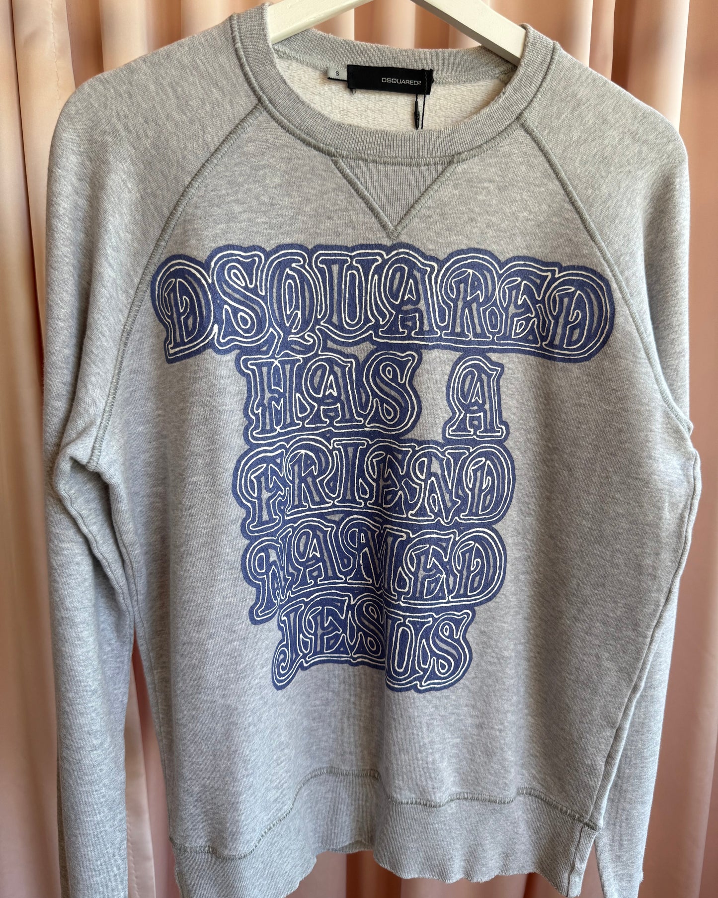 Dsquared² F/W 2005 "Dsquared Has A Friend Named Jesus" Graphic Sweatshirt