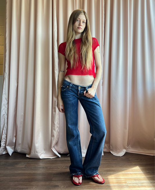 Dsquared² F/W 2006 Low Rise Flare Leg Denim