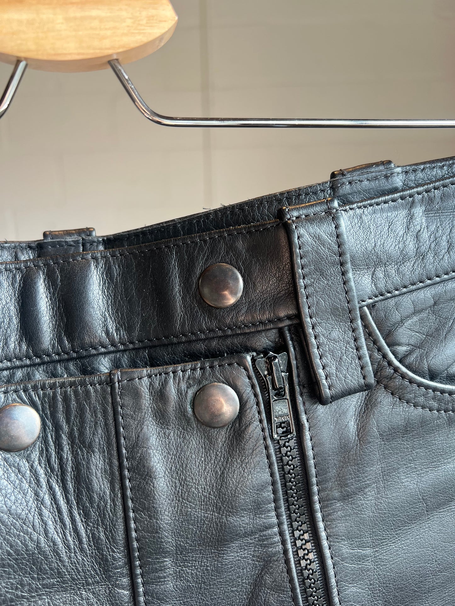 Leather Micro Shorts