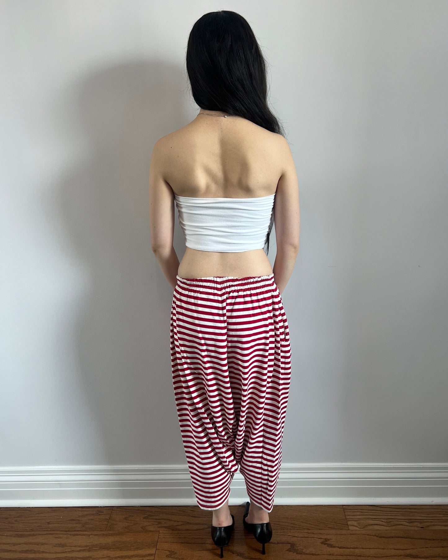 Junya Watanabe Striped Sarouel Pants