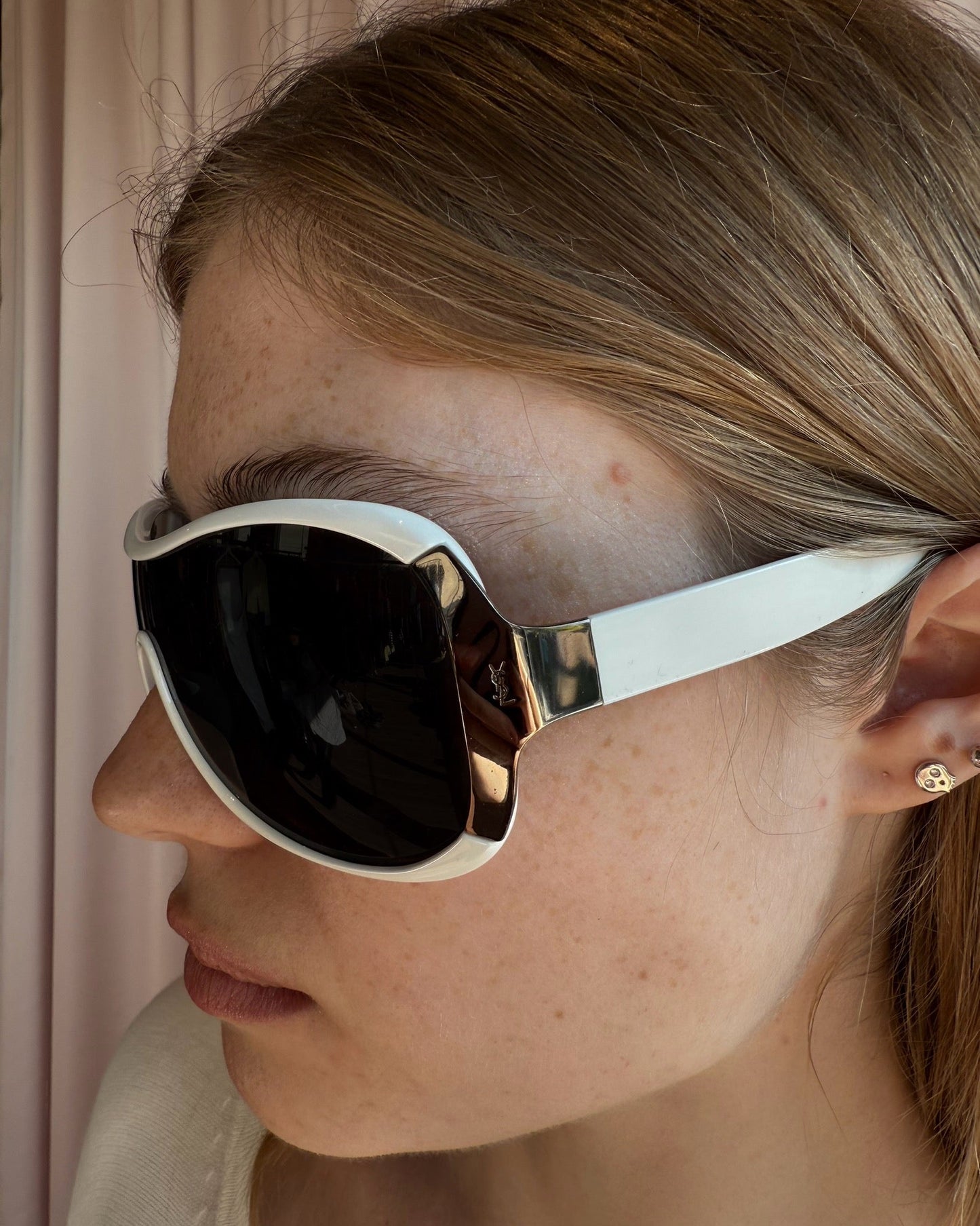 Yves Saint Laurent White 2015/S Sunglasses