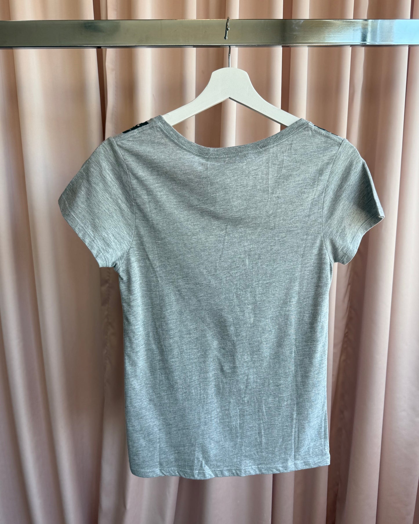 Japanese Brand Deadstock Trompe L'Oeil Studded Vest Graphic T-Shirt