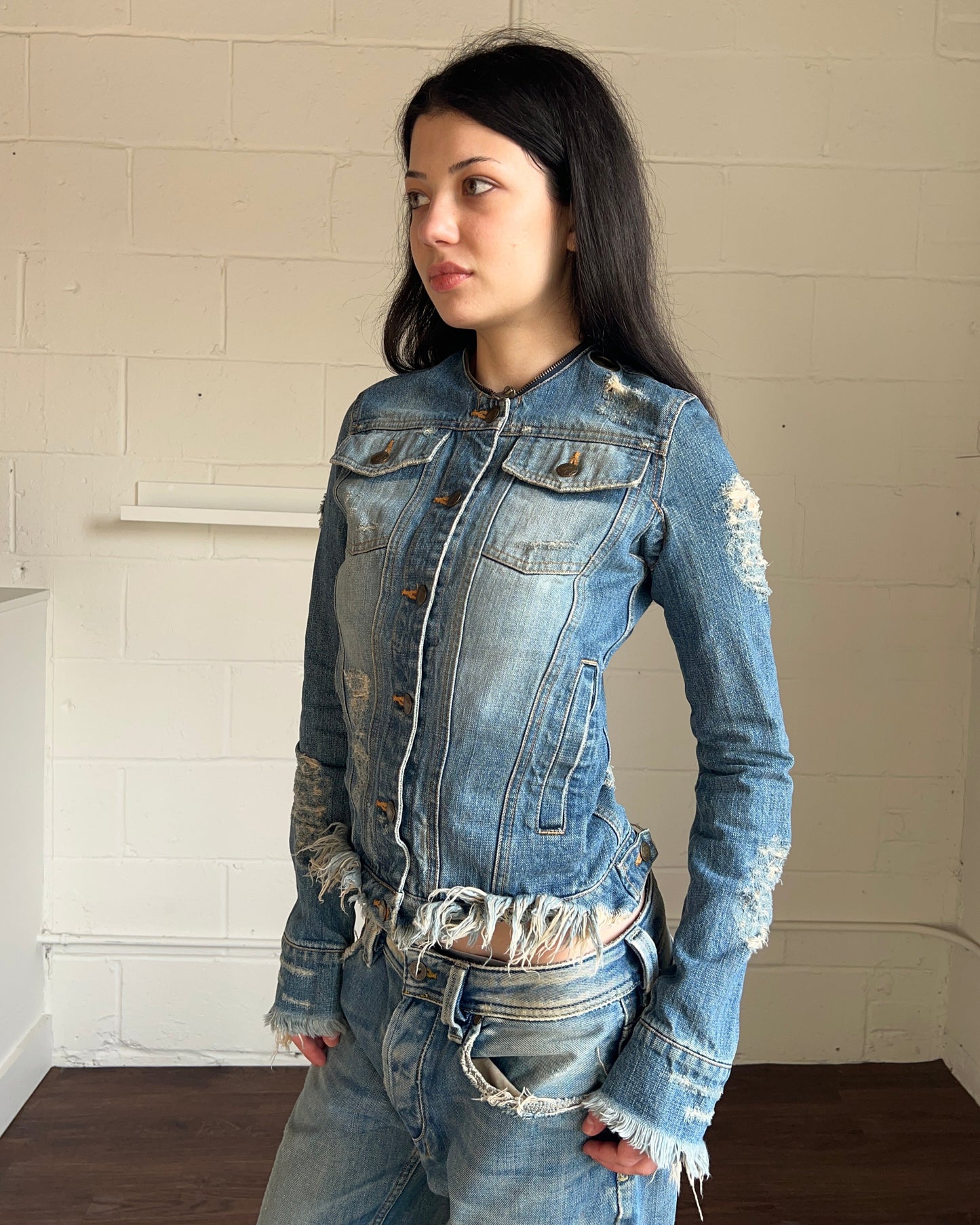 L.G.B. Crash Denim Jacket