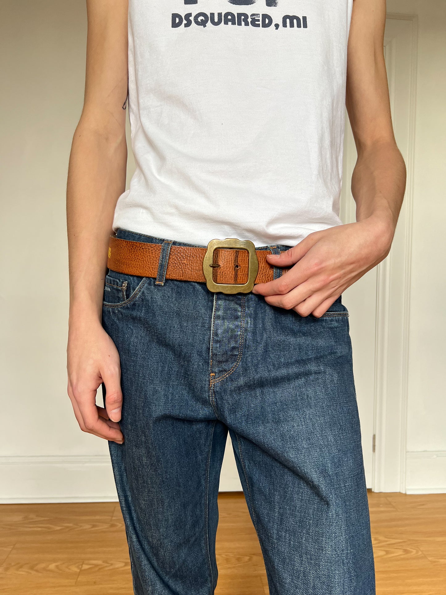 Dsquared² S/S 2005 "Fucking' Stoner" Leather Belt