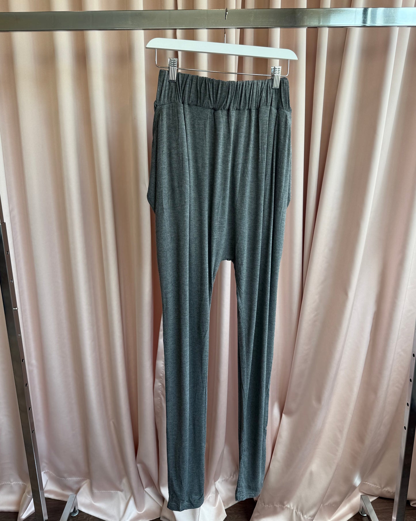 Tsumori Chisato Grey Jersey Harem Inspired Pants