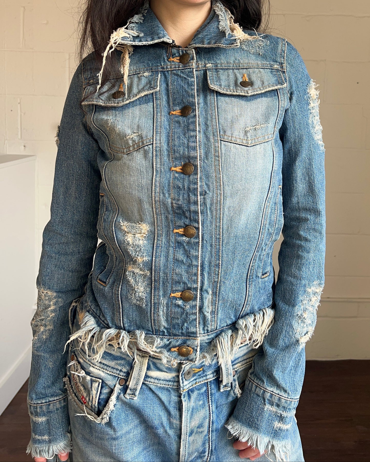 L.G.B. Crash Denim Jacket