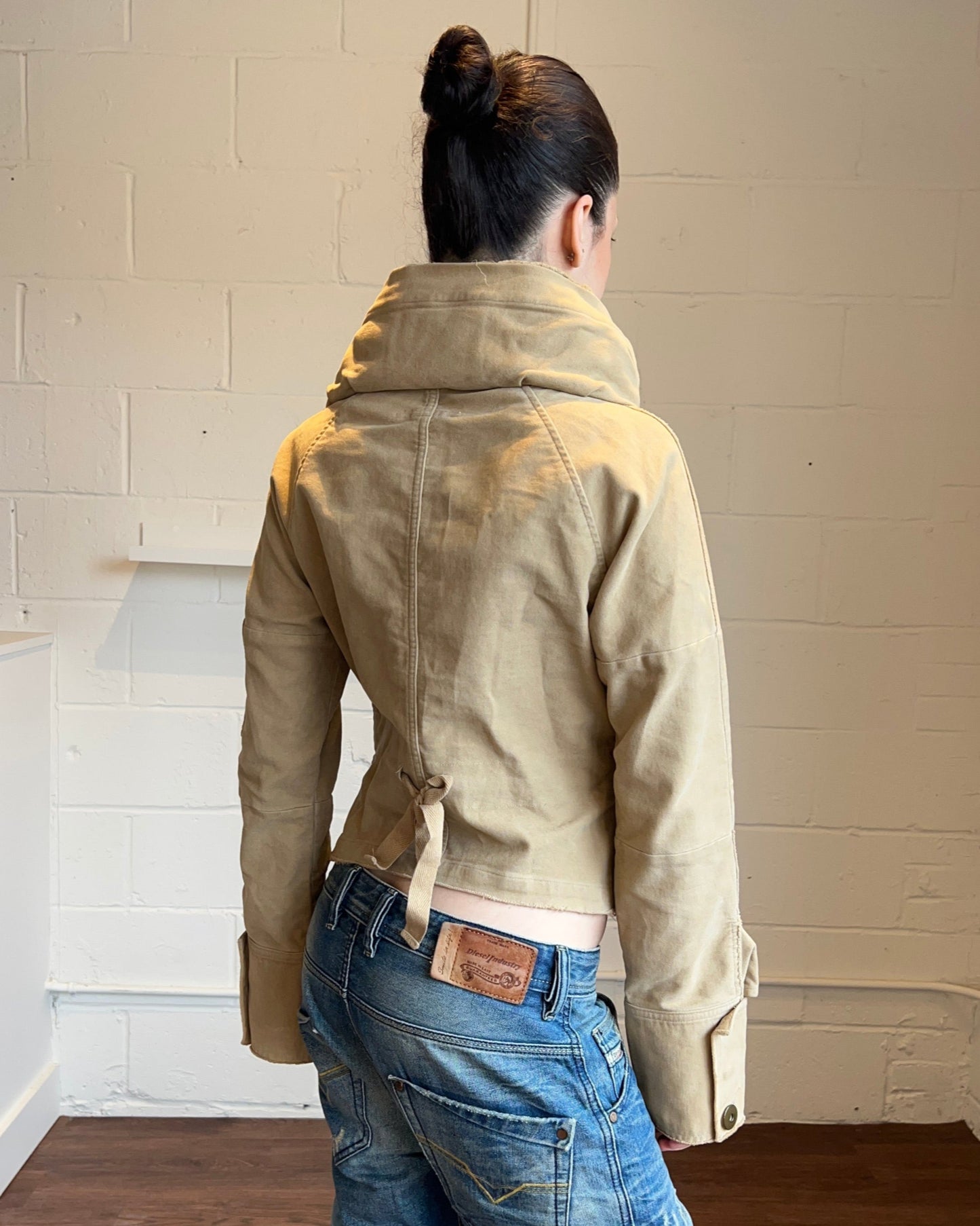 Japanese Brand Wide Neck Cargo Jacket