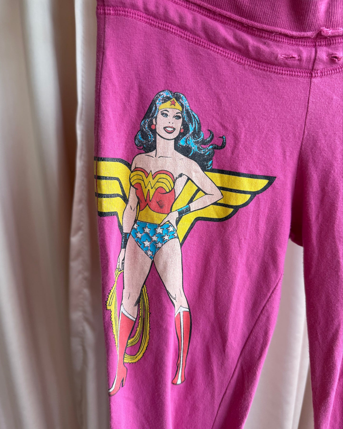 D&G S/S 2005 Wonder Woman Pink Sweatpants