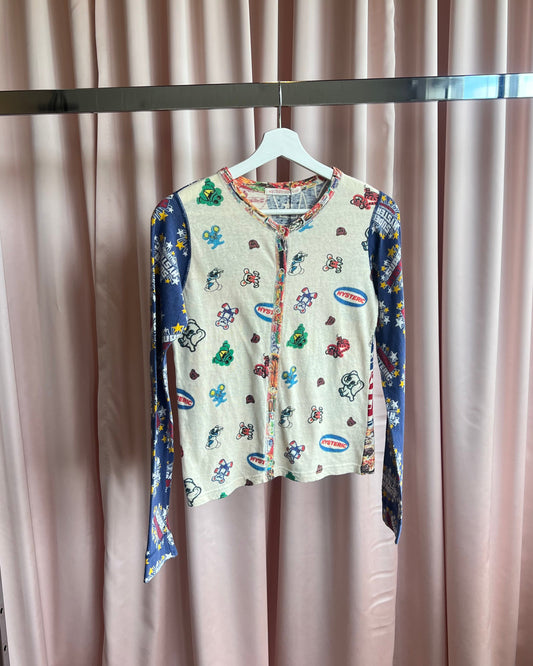 Hysteric Glamour Printed Cardigan Top