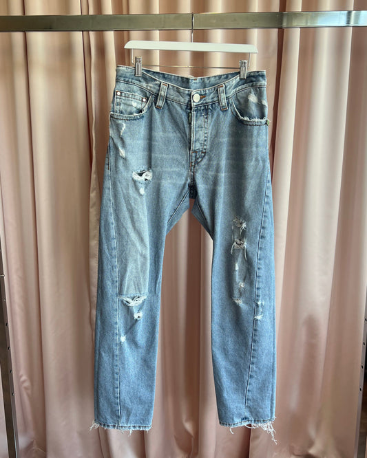 Dsquared² S/S 2005 Weed Leaf Distressed Denim