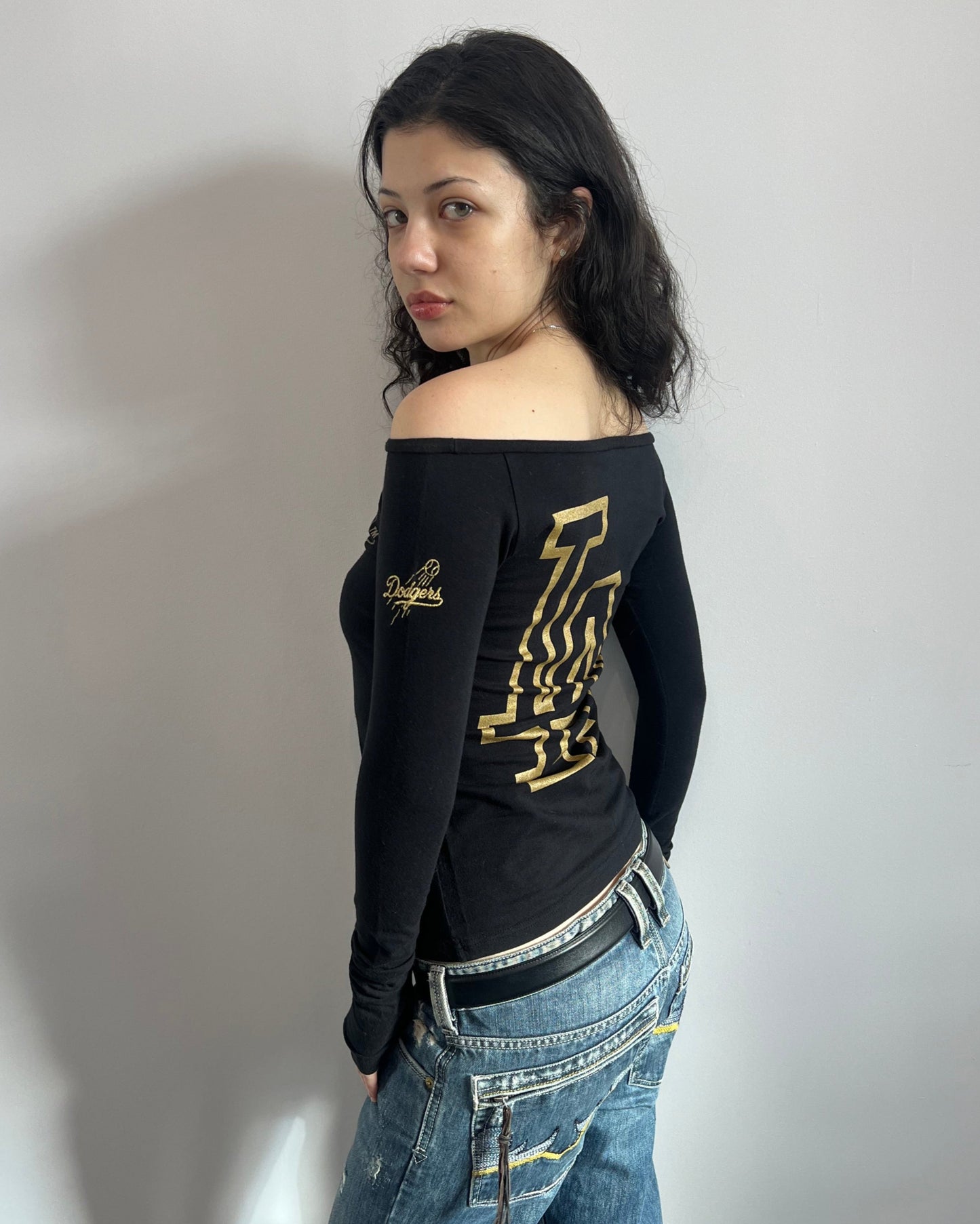 Japanese Brand x MLB LA Dodgers Long Sleeve Top