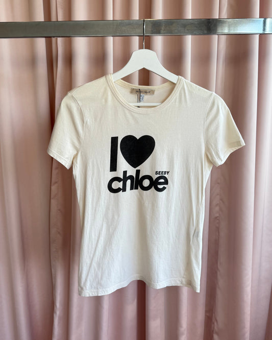 See by Chloé “I Love Chloé” Graphic T-Shirt