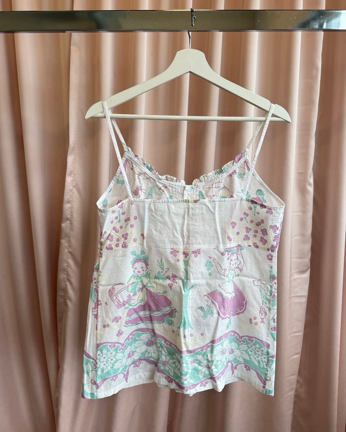 Junya Watanabe S/S 2003 Printed Cotton Tank Top