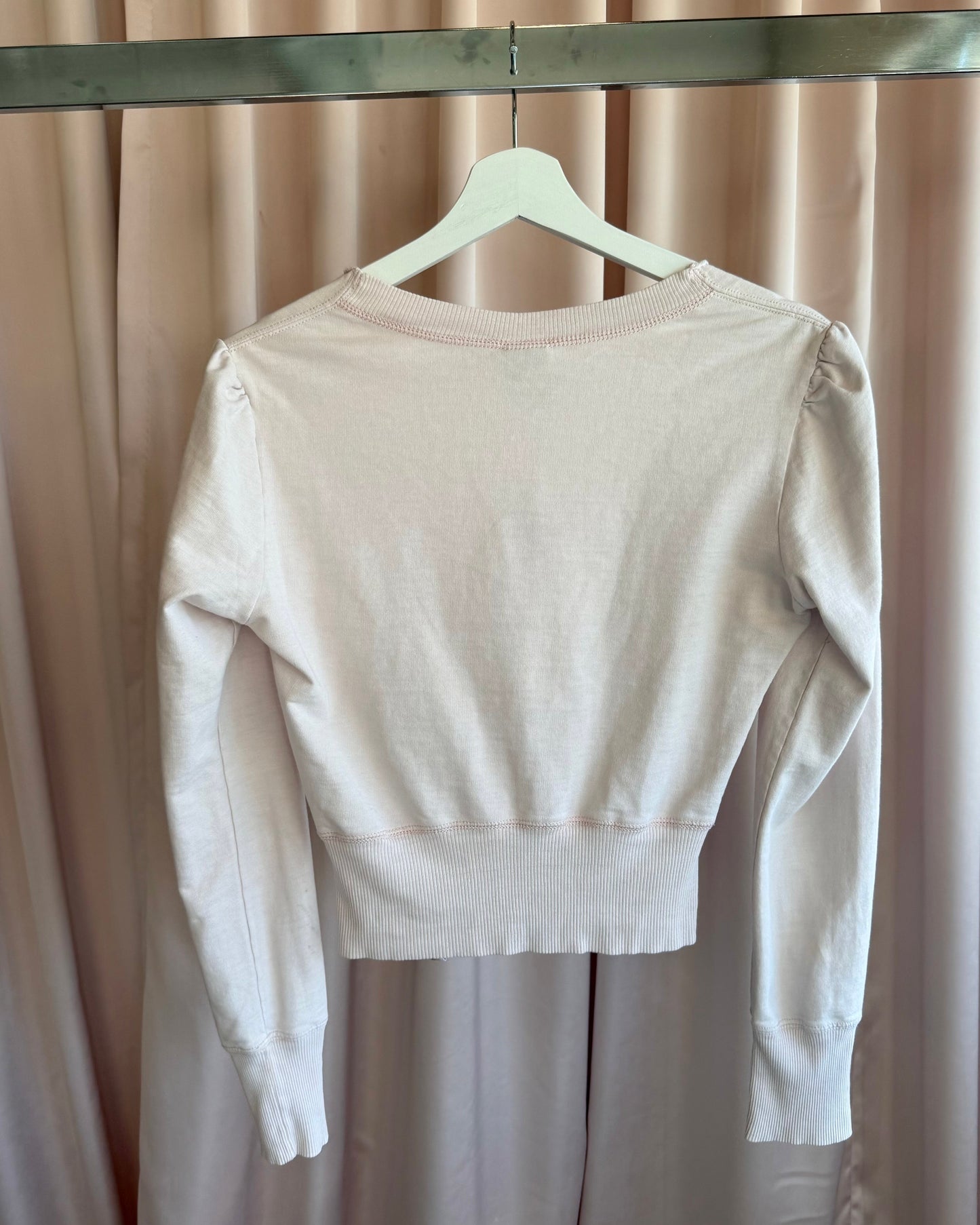 Diesel Baby Pink Low Cut V-Neck Sweater