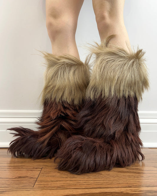 1970’s Après Ski Goat Fur Boots