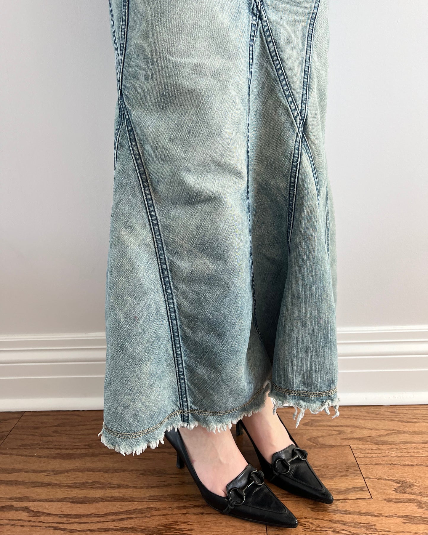 Junya Watanabe MAN Denim Mermaid Maxi Skirt