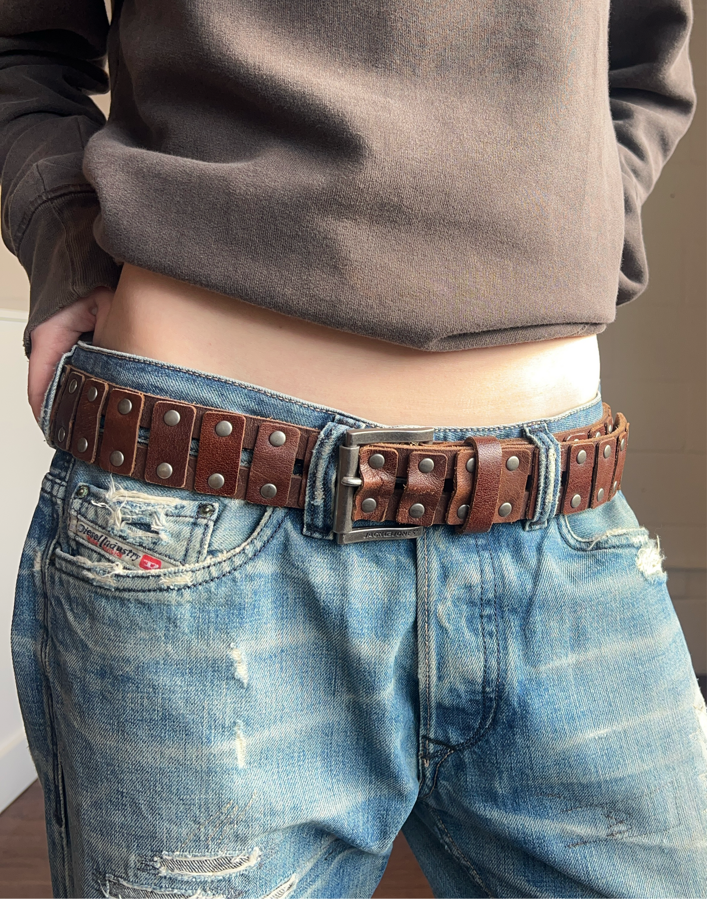 Brown Leather Belt