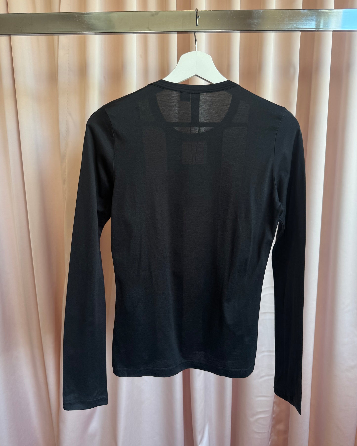 Y-3 Yohji Yamamoto x Adidas S/S 2007 Triple Stripe Black Long Sleeve Top