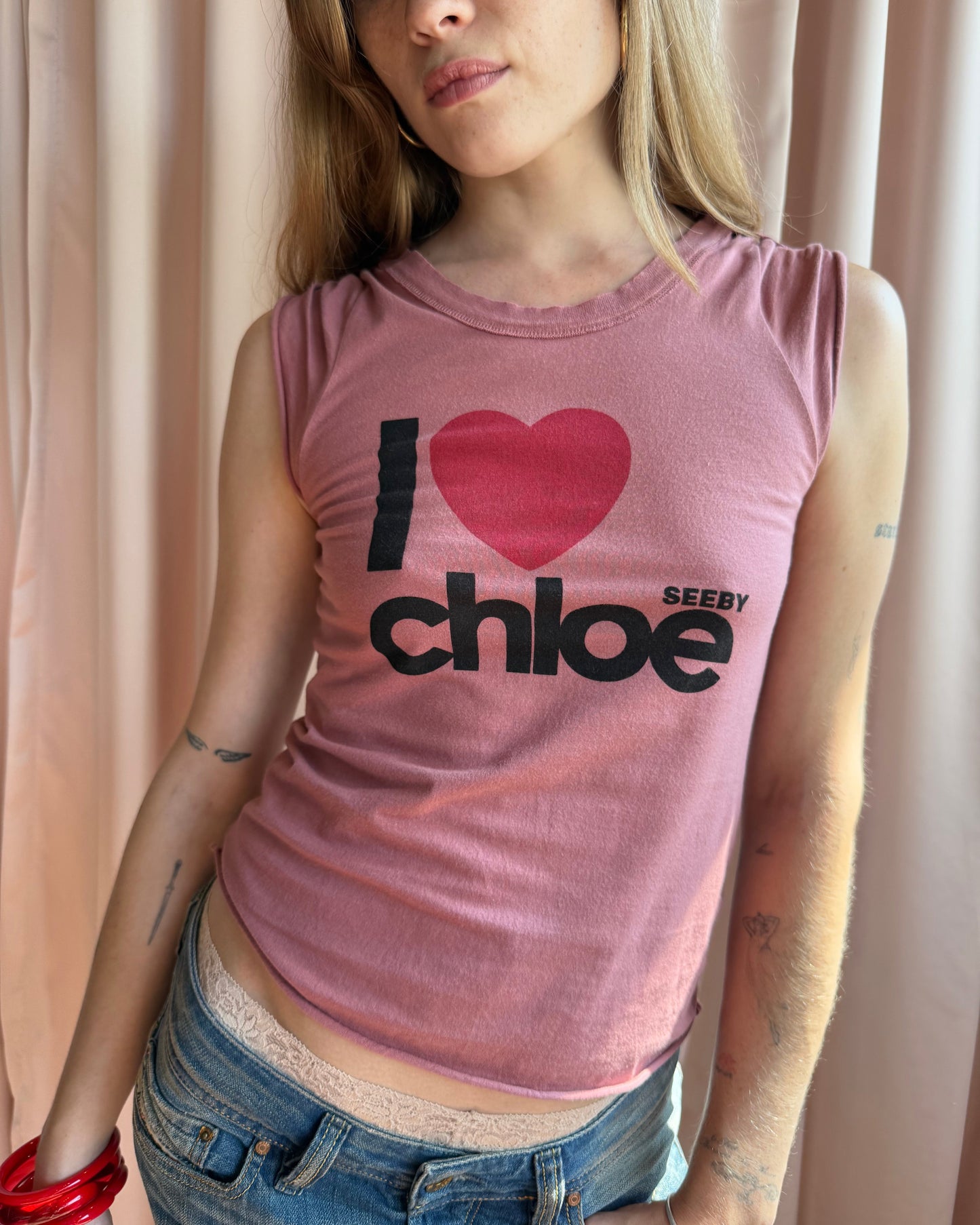 See by Chloé “I Love Chloé” Tank Top