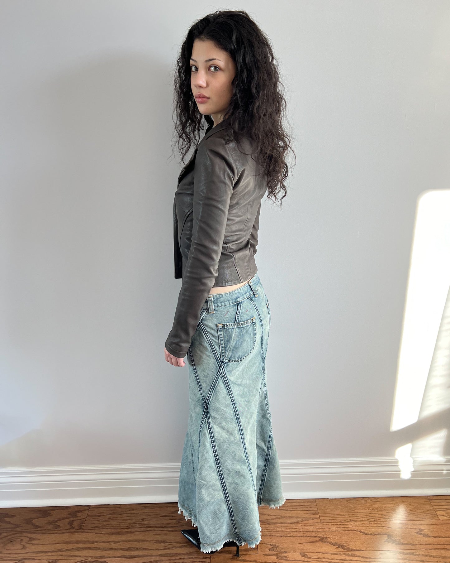 Junya Watanabe MAN Denim Mermaid Maxi Skirt