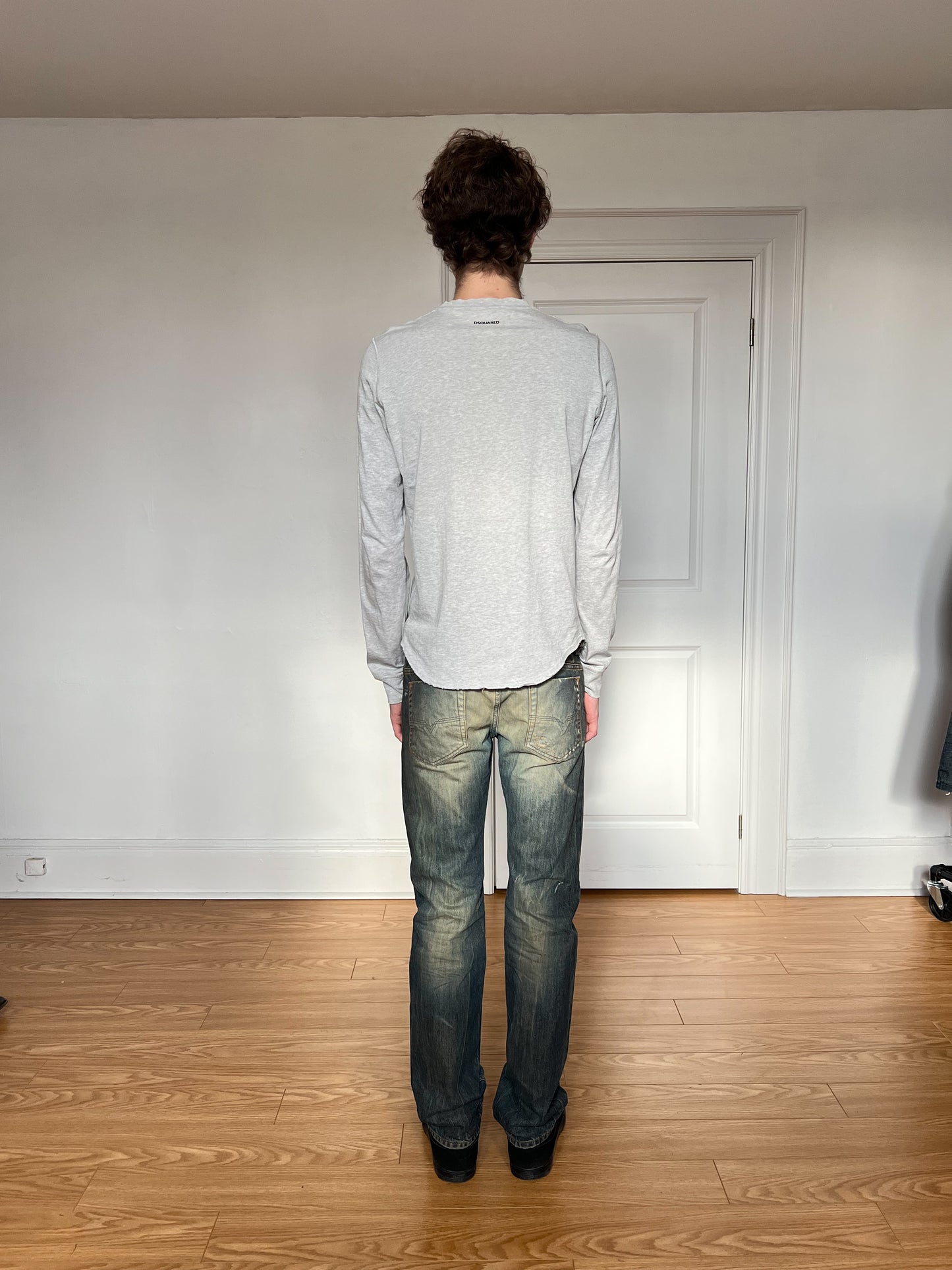 Diesel Paint Splatter Mud Wash Denim