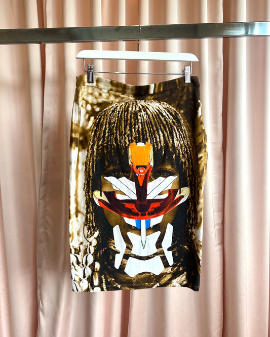 Givenchy S/S 2014 by Riccardo Tisci “Maasai” Print Skirt