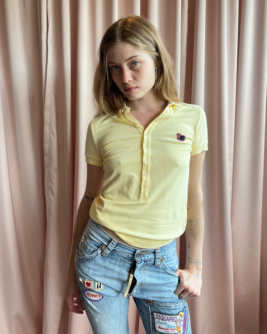 Dsquared² S/S 2007 Baby Yellow Polo Shirt