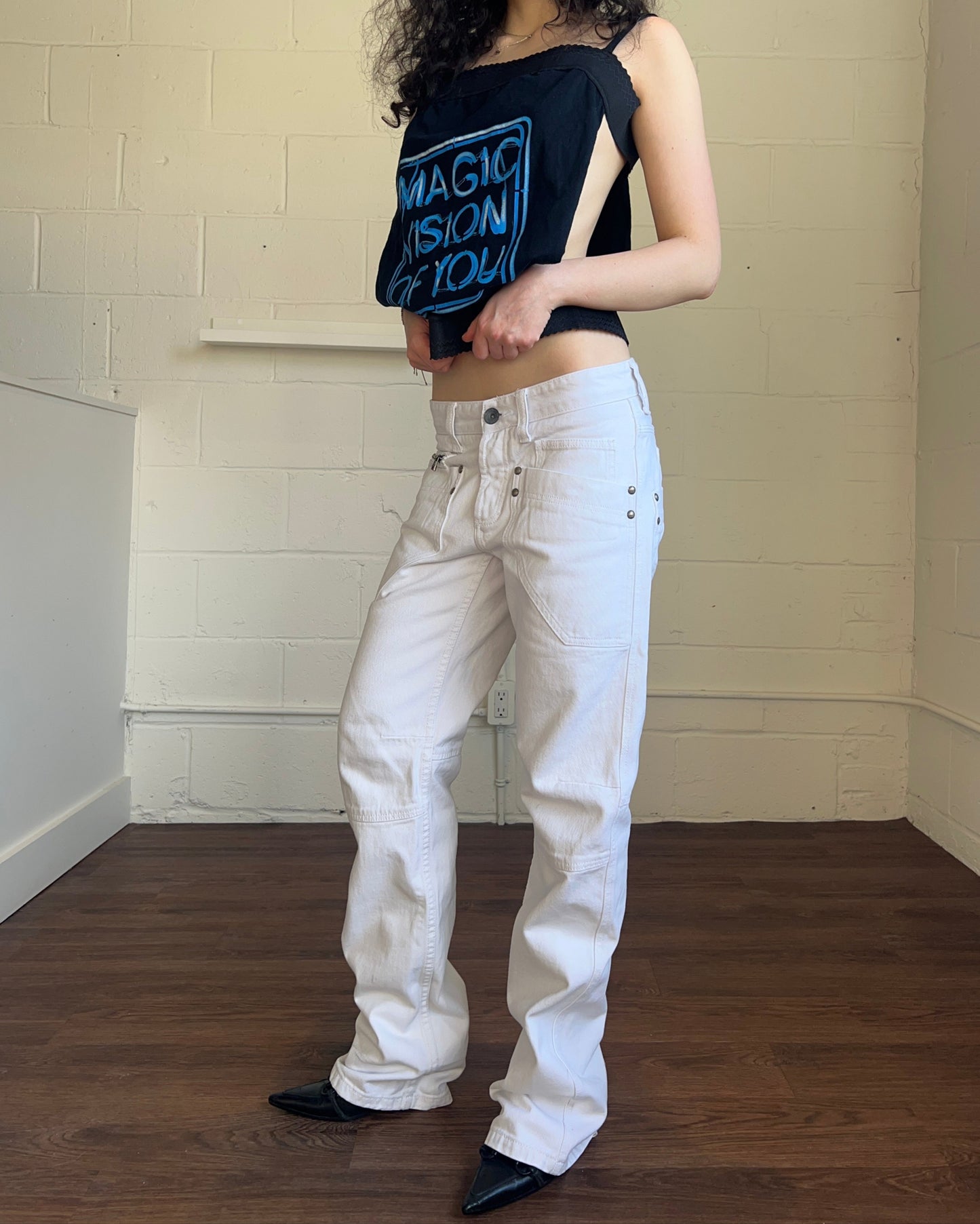 White Baggy Denim
