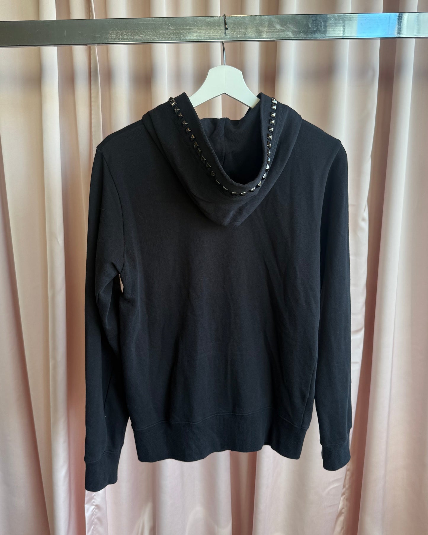 Hysteric Glamour Studded Black Zip Up Hoodie