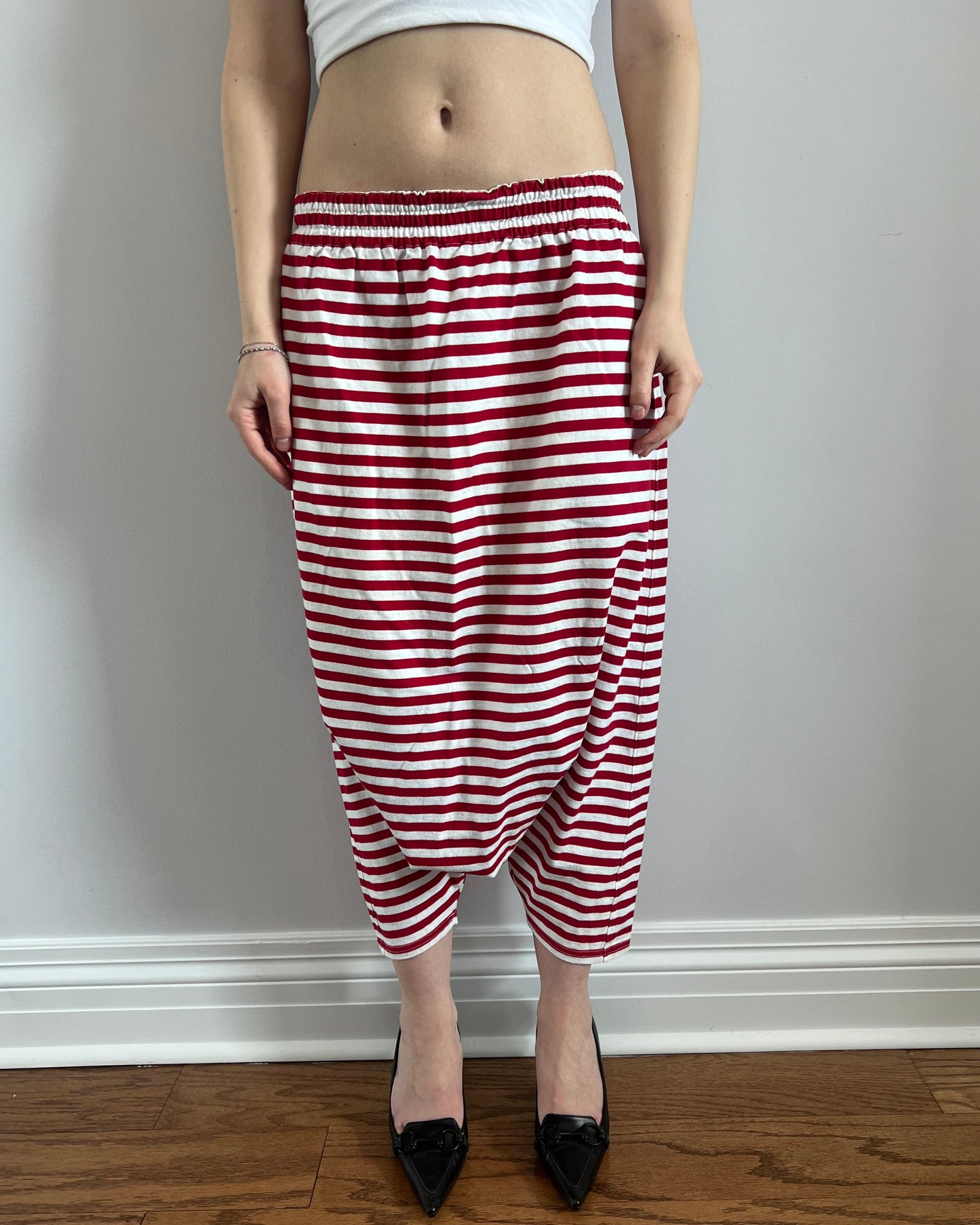 Junya Watanabe Striped Sarouel Pants