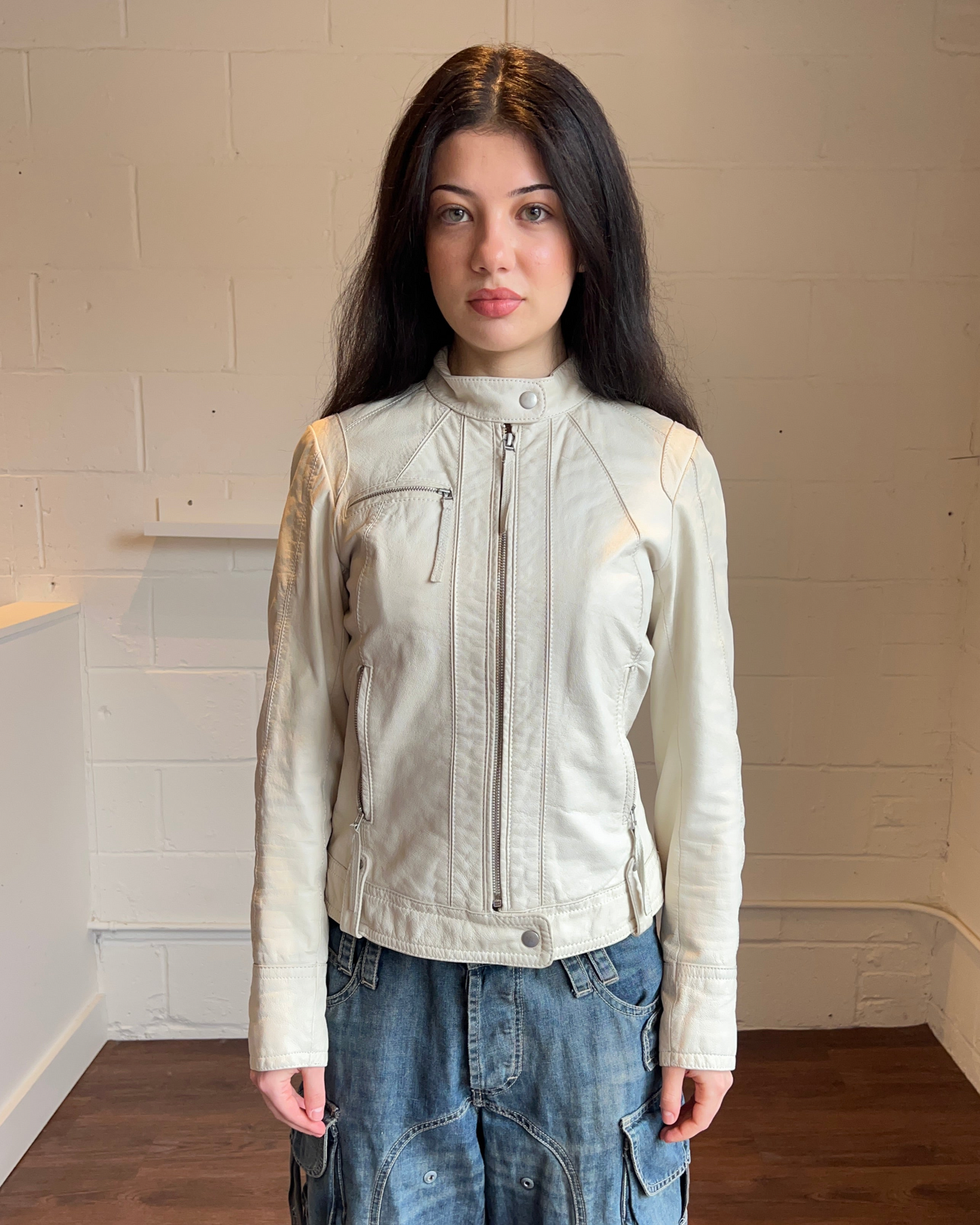 Genuine Leather Moto Jacket