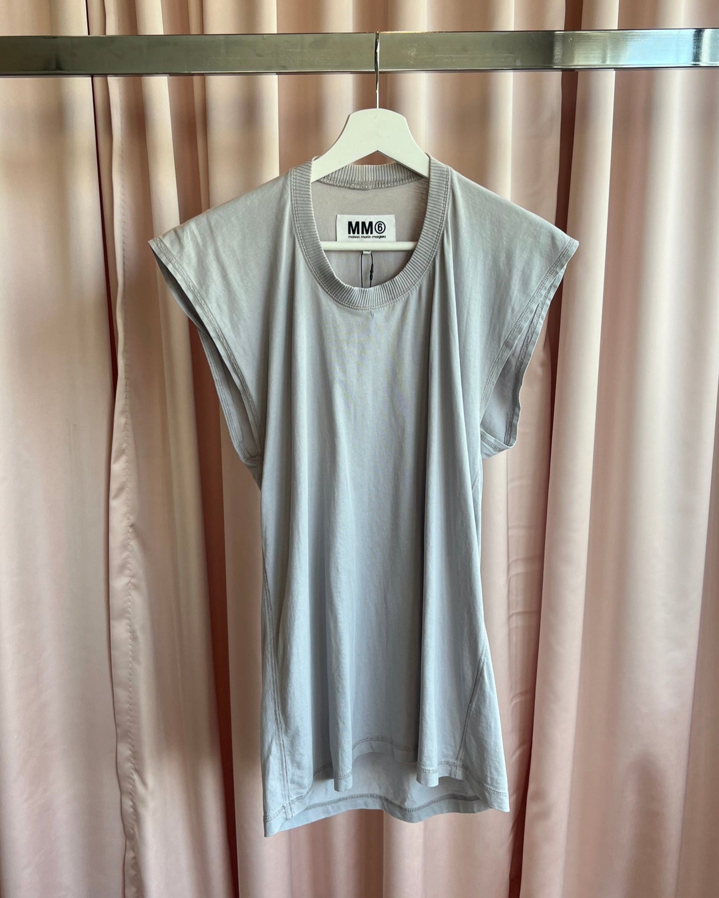 MM6 S/S 2012 Grey Rectangular T-Shirt