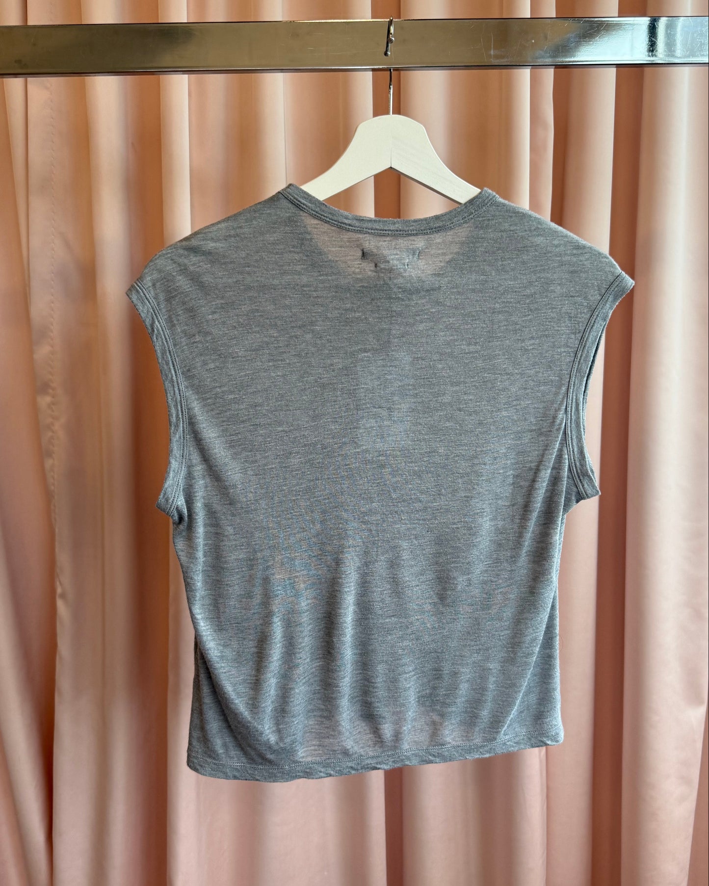 Isabel Marant Étoile Grey Viscose Cashmere Blend Tank Top