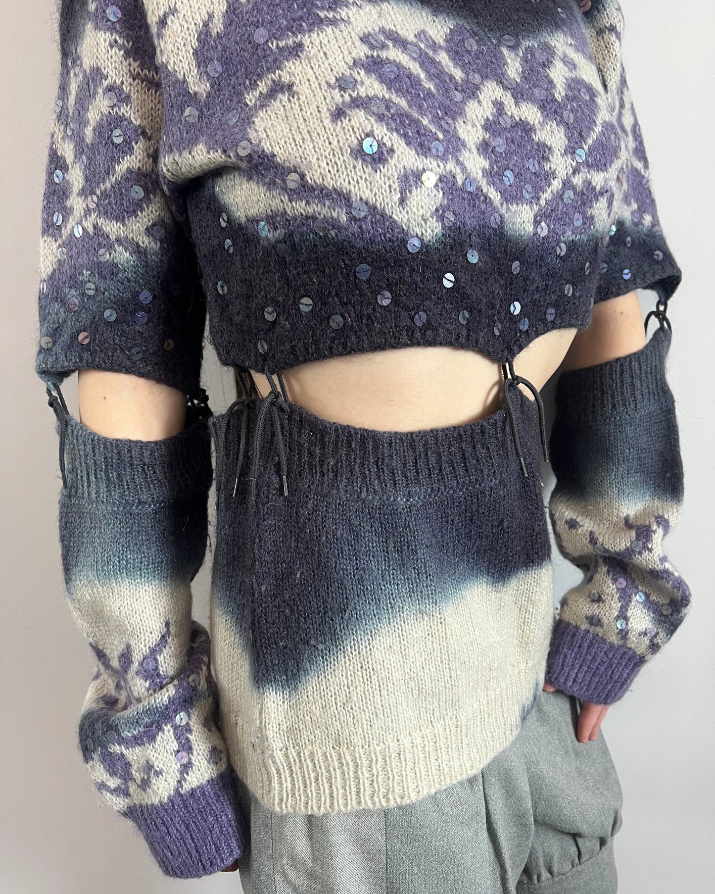 Sportmax Code Sequins Knit Turtleneck