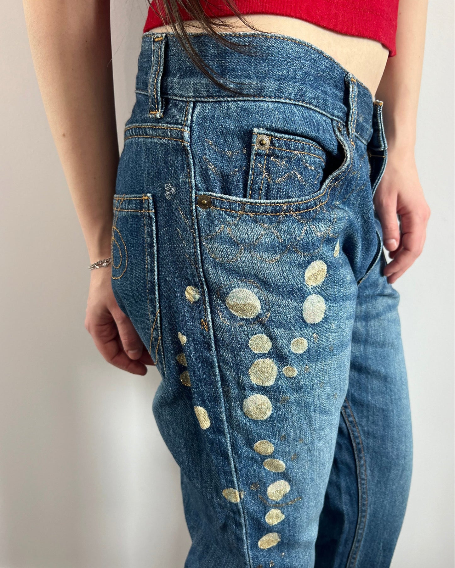 Tsumori Chisato F/W 2013 Glitter Denim