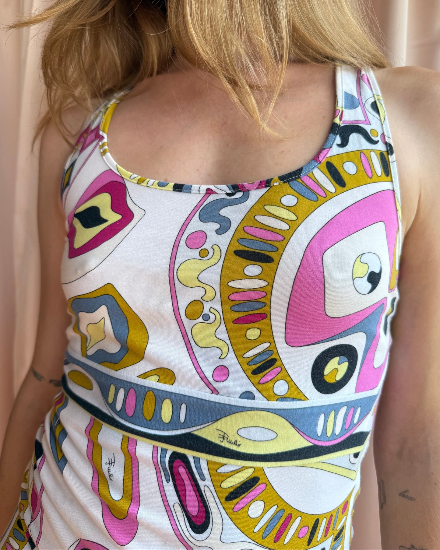 Emilio Pucci 2000’s Era Printed Mini Dress