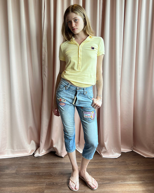 Dsquared² S/S 2005 Patched Cropped Denim