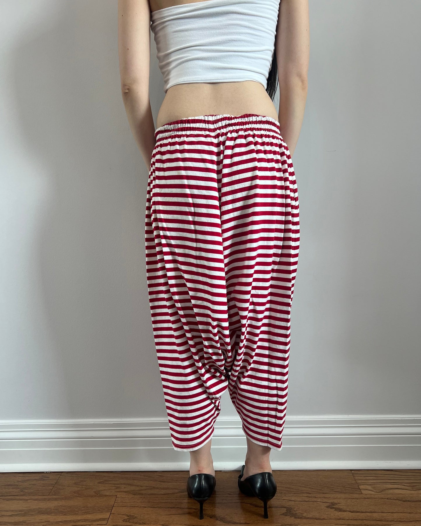 Junya Watanabe Striped Sarouel Pants
