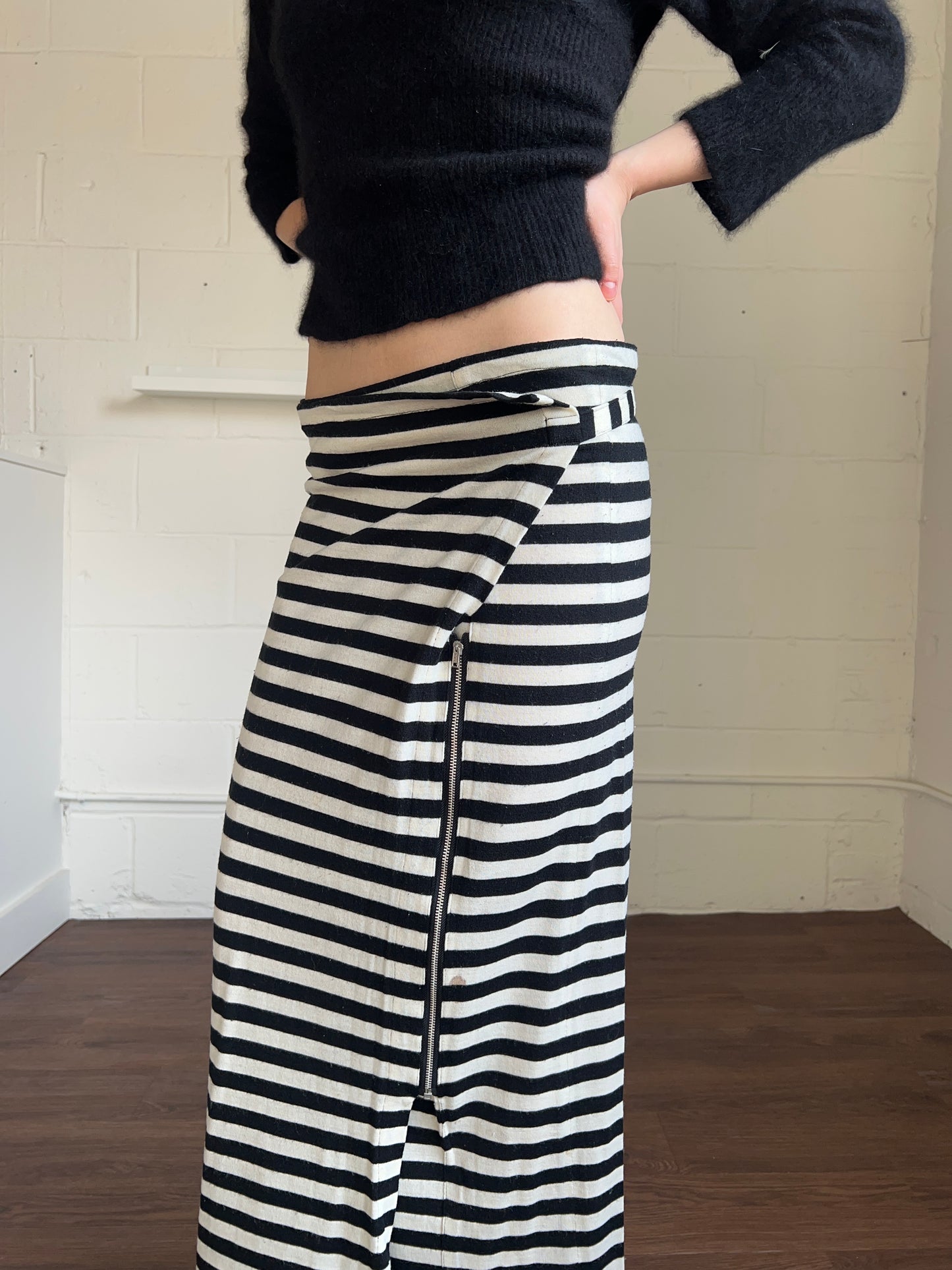 Comme des Garçons tricot Striped Maxi Skirt
