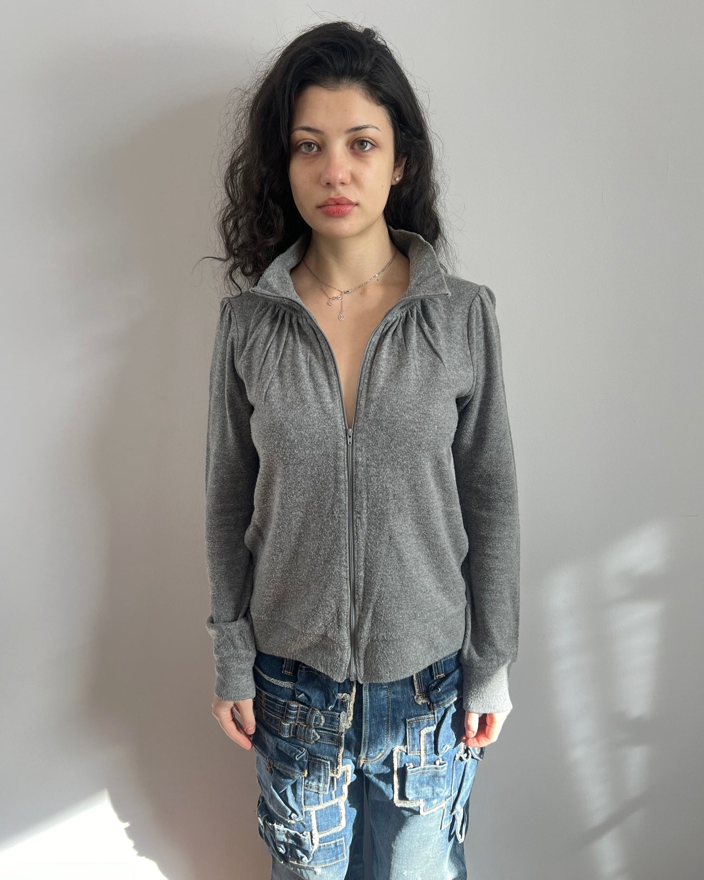 Tsumori Chisato Grey Zip Up