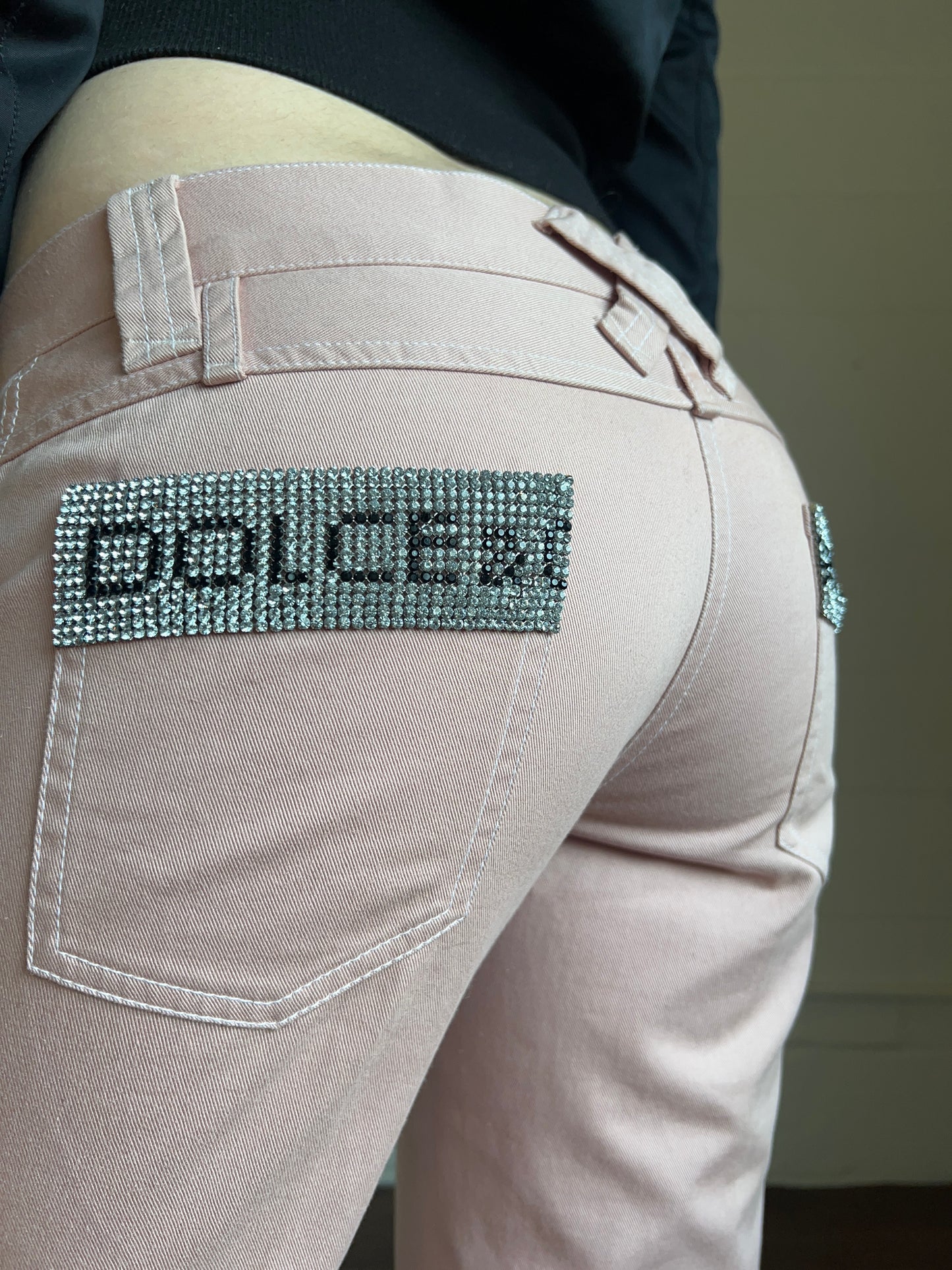 Dolce & Gabbana Crystal Embellished Logo Trousers